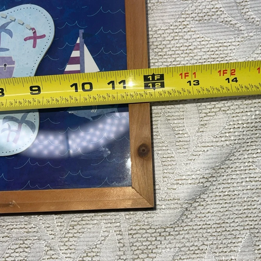 Ahoy matey map frame. Nice boy room design pirate PillowFort